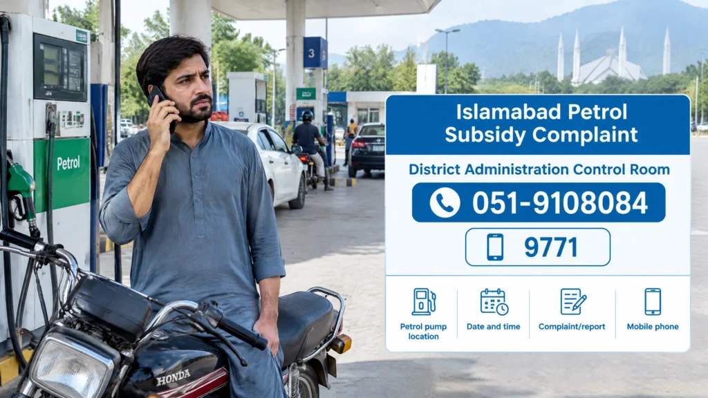 islamabad petrol subsidy complaints